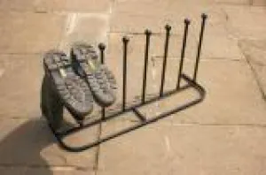 Four Pair Long Boot Rack Stand