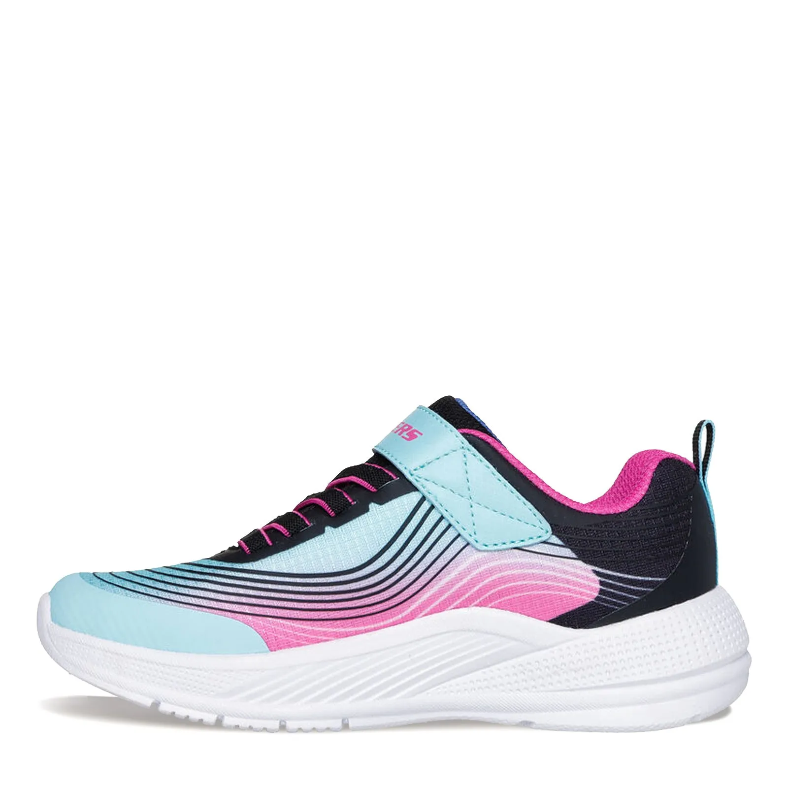 Girl's Skechers, Microspec Advance Sneaker - Little Kid & Big Kid