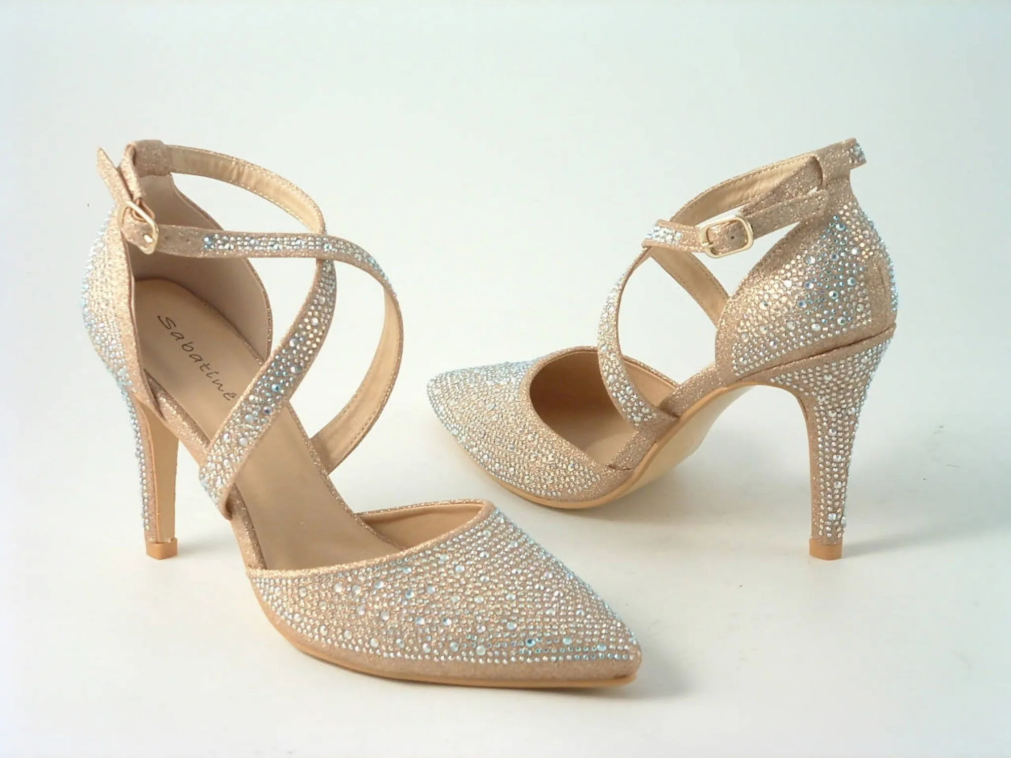 Glitz Shoes Sabatiné Diamante Court Shoe