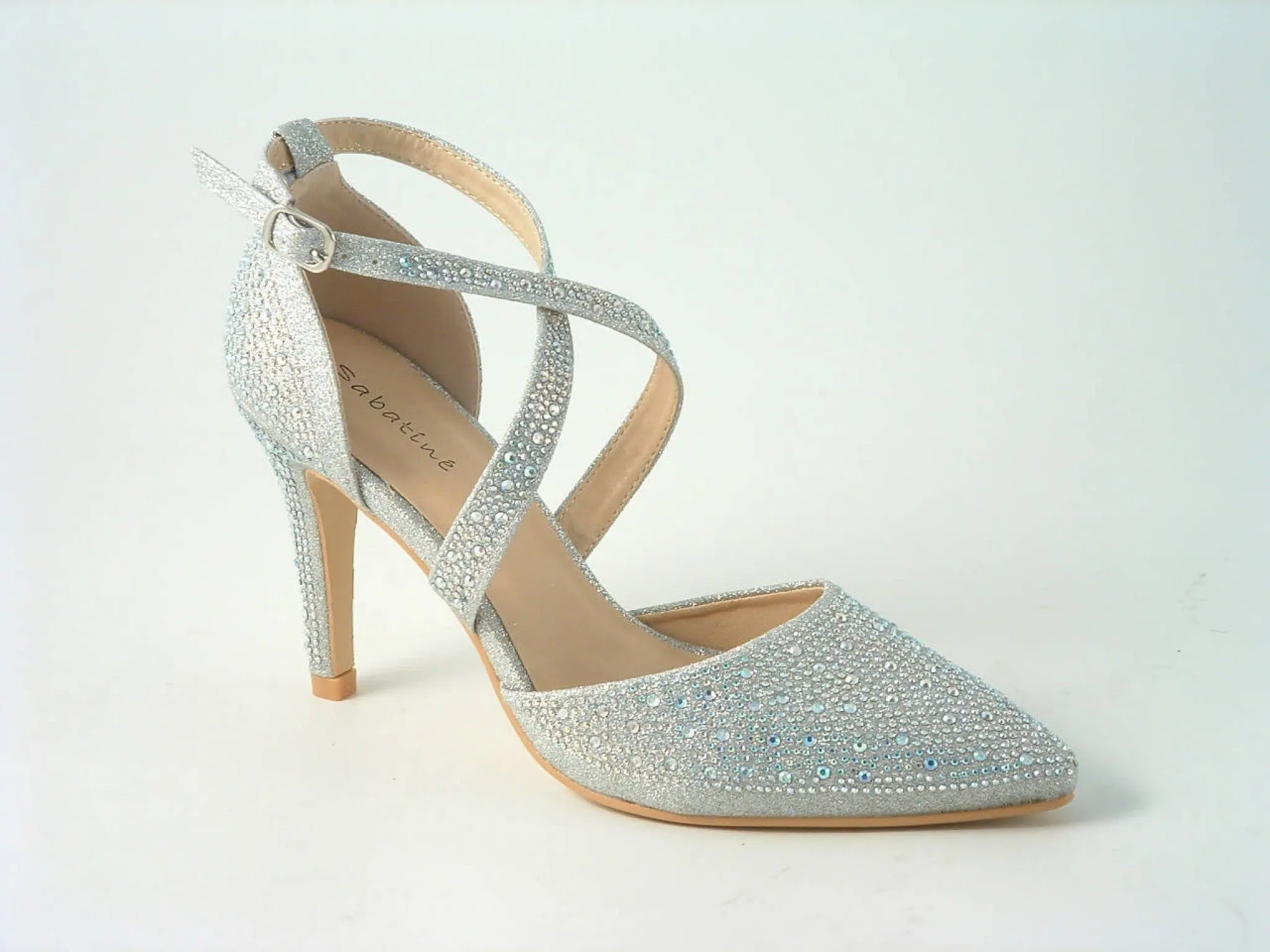 Glitz Shoes Sabatiné Diamante Court Shoe