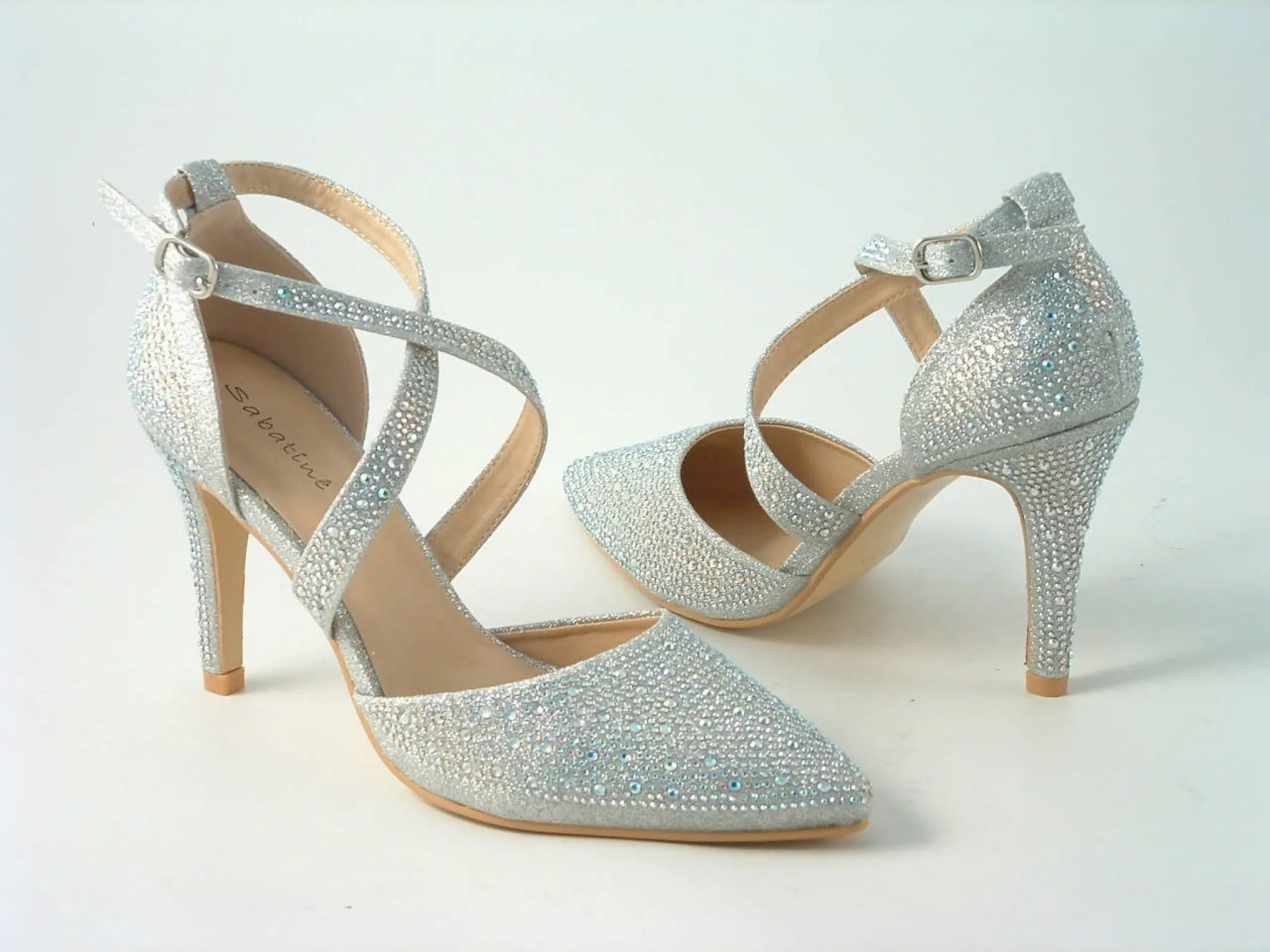 Glitz Shoes Sabatiné Diamante Court Shoe