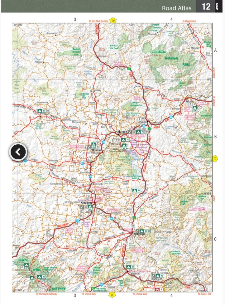 Hema Maps 4WD   Camping Escapes South East Queensland