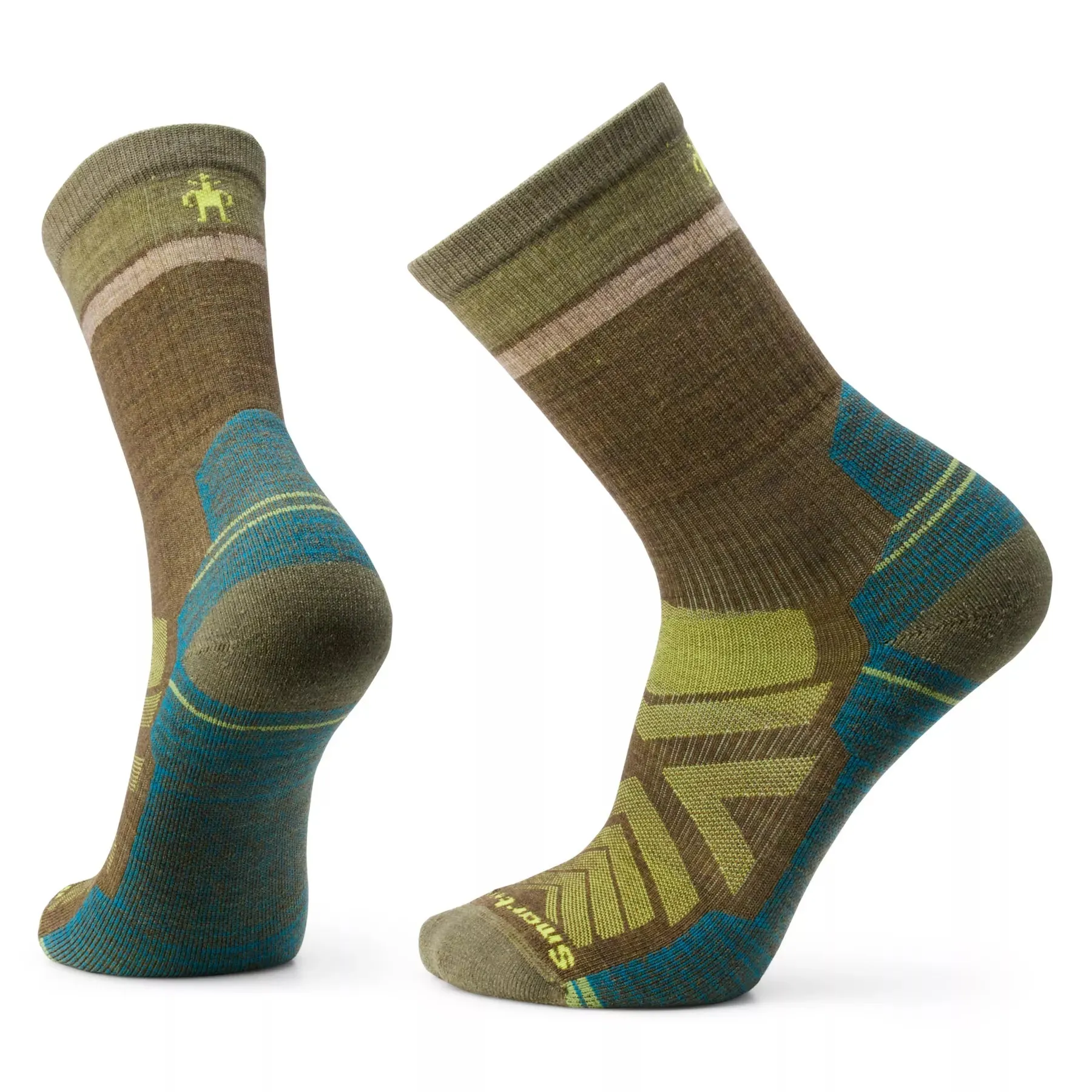 Hike Light Cushion Winding Trail Crew Socks - SW001896