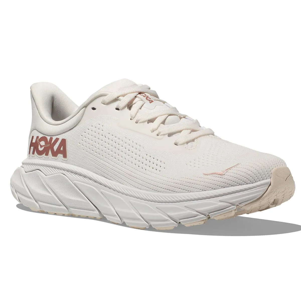 Hoka Arahi 7 Womens | Blanc De Blanc / Rose Gold