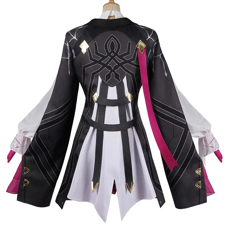 Honkai Star Rail Kafka Cosplay Costume with DokiDoki-R Wig  Plus Size Shoes XS-2XL