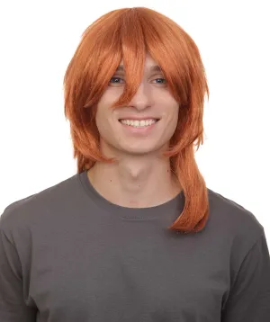 HPO Adult Men's Chuuya Mafia Anime Manga Auburn Cosplay Wig