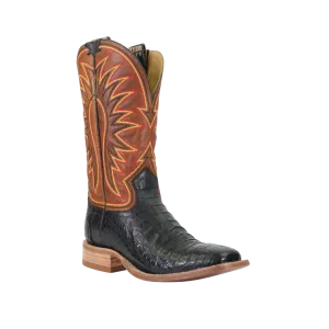 Hyer Men's Big Bow Black Caiman Cowboy Boot