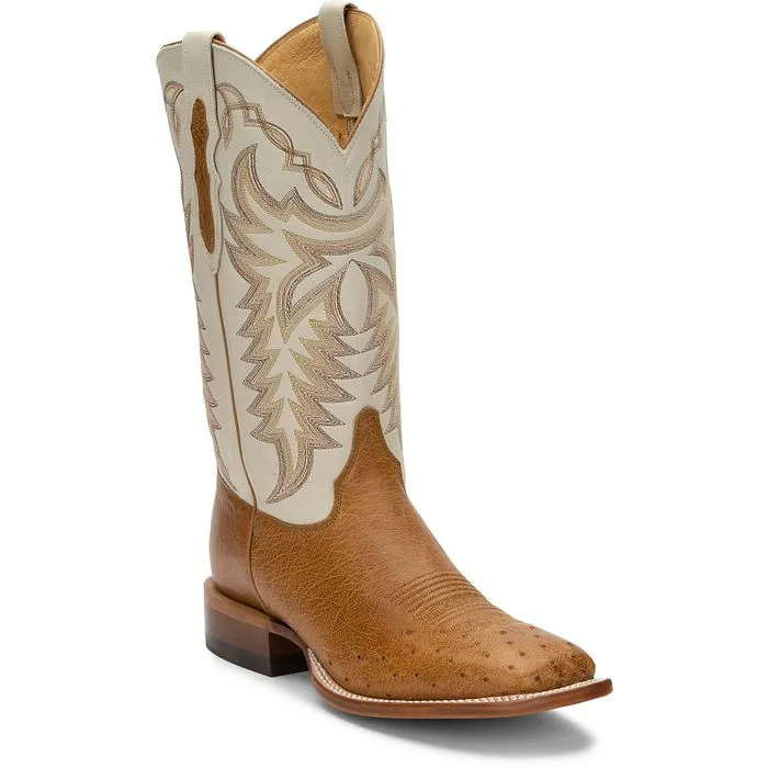 Justin Mens Pascoe Smooth Ostrich Boots Style 8294