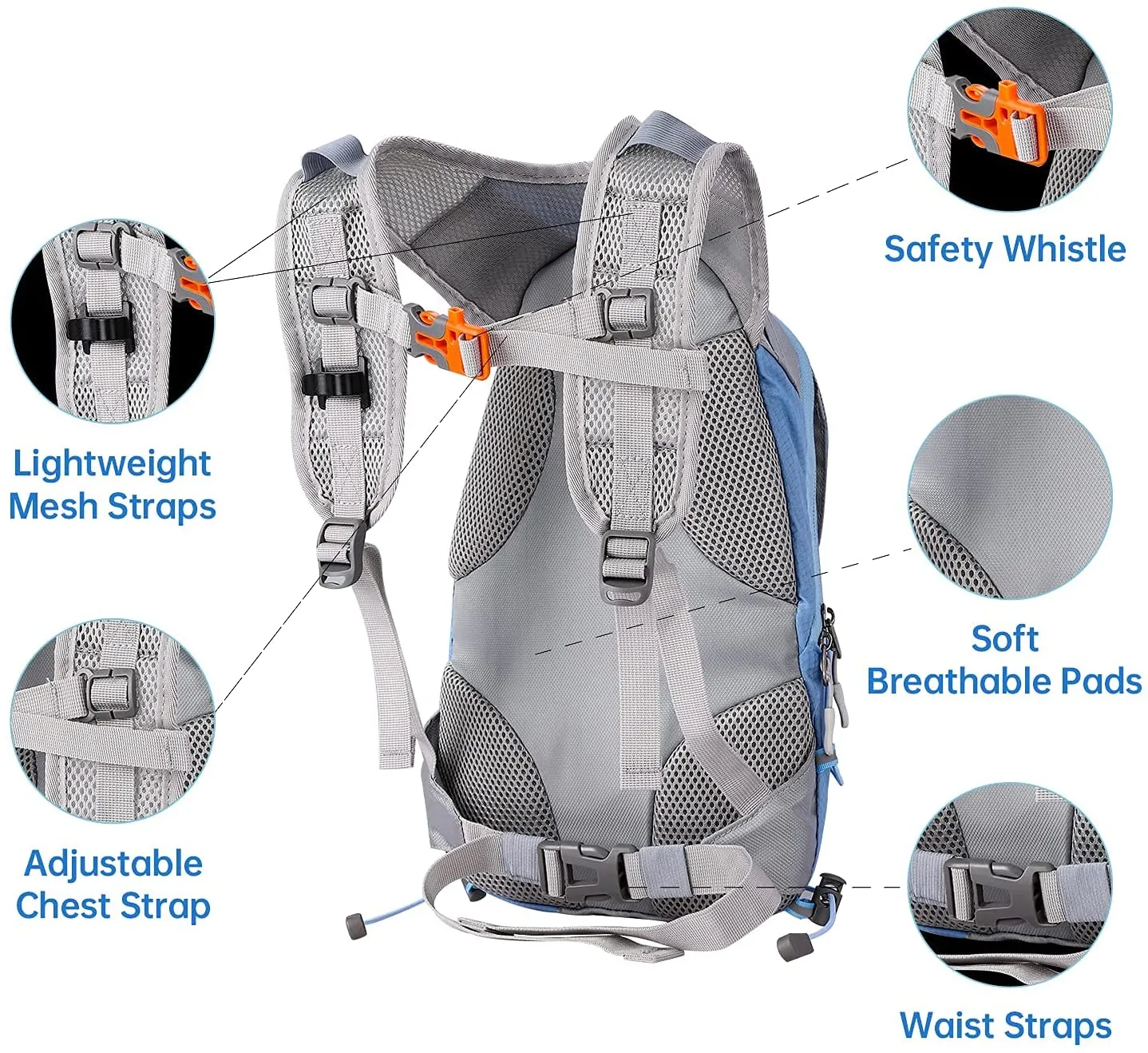 KUYOU Hydration Pack with 1.5L Hydration Bladder