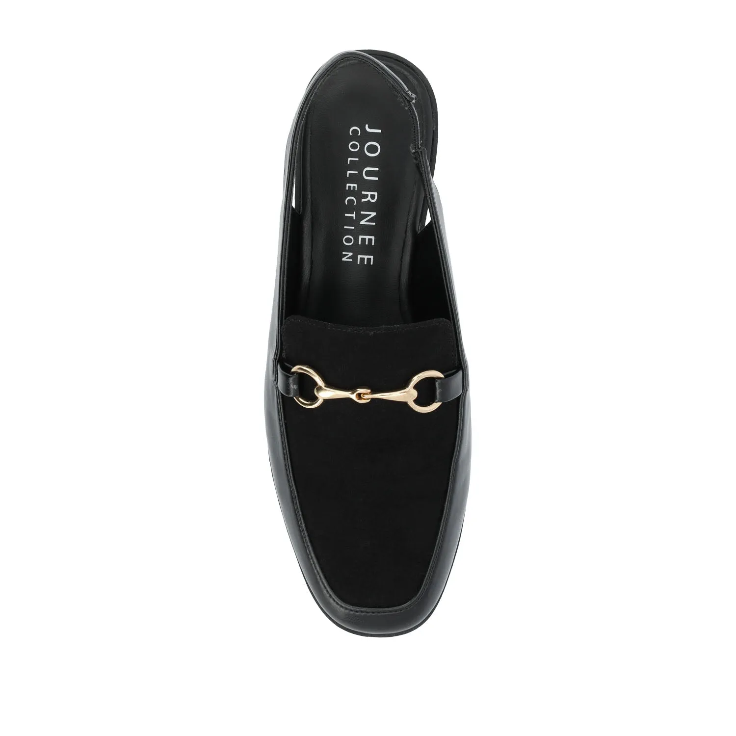 LAINEY LOAFER FLATS IN FAUX LEATHER