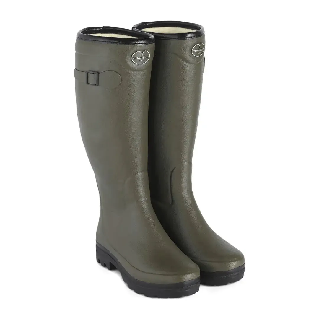 Le Chameau Women's Country Wool Lined Wellington Boots