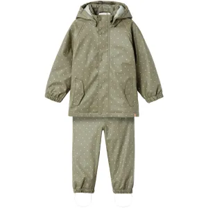 Lil'Atelier Kalamata Ladry10 Pad Rain Set w. Thermo Lining AOP