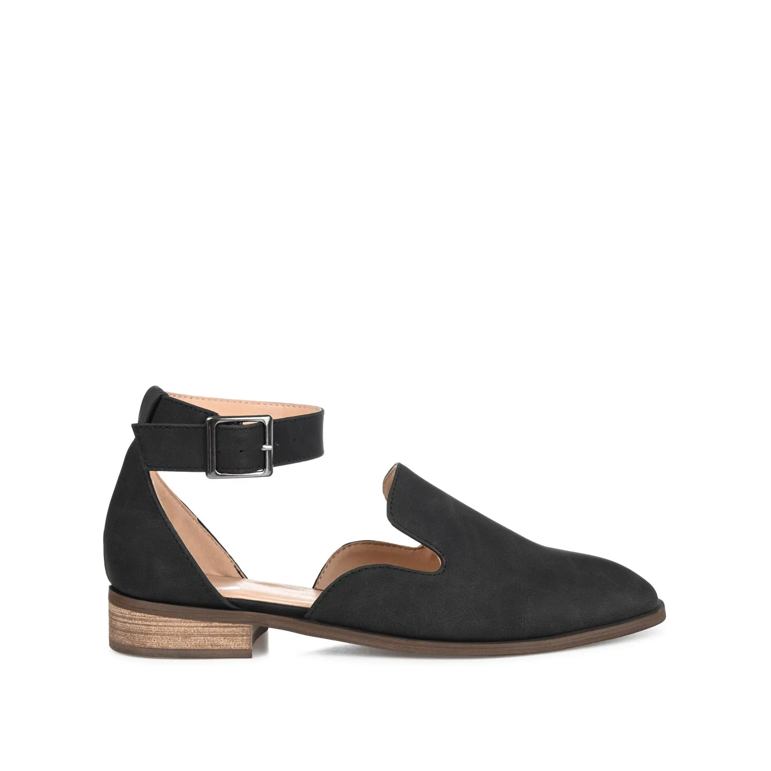 LORETA LOAFER FLATS IN FAUX LEATHER