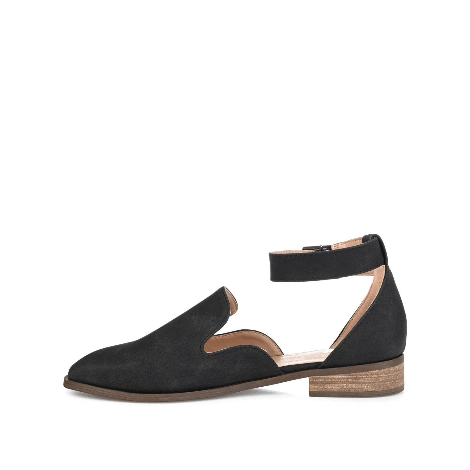 LORETA LOAFER FLATS IN FAUX LEATHER