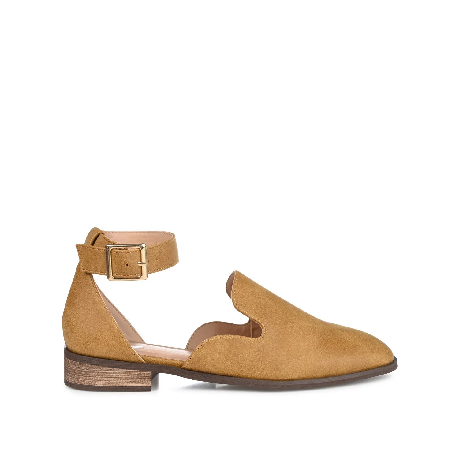 LORETA LOAFER FLATS IN FAUX LEATHER