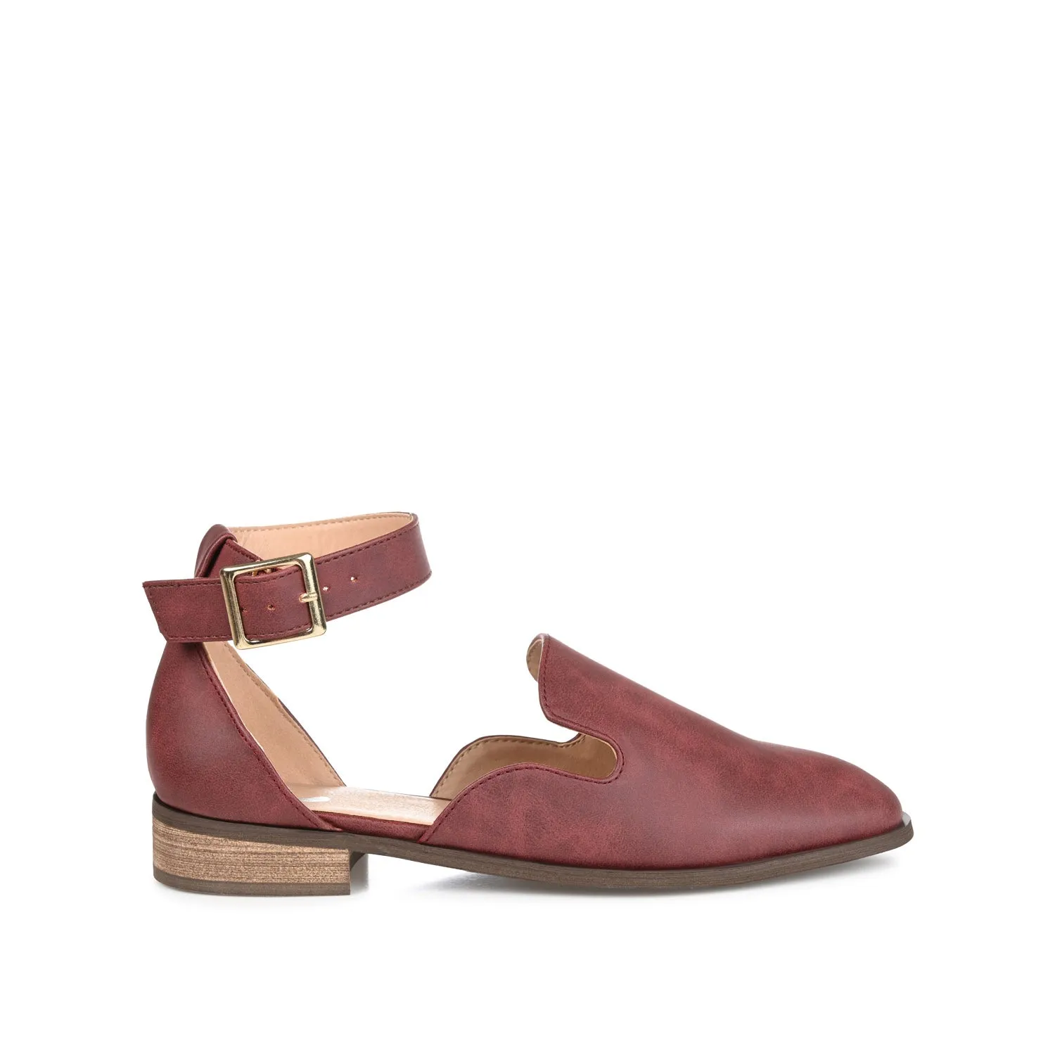 LORETA LOAFER FLATS IN FAUX LEATHER