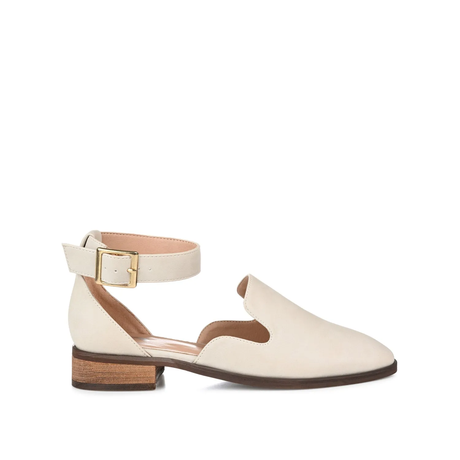 LORETA LOAFER FLATS IN FAUX LEATHER