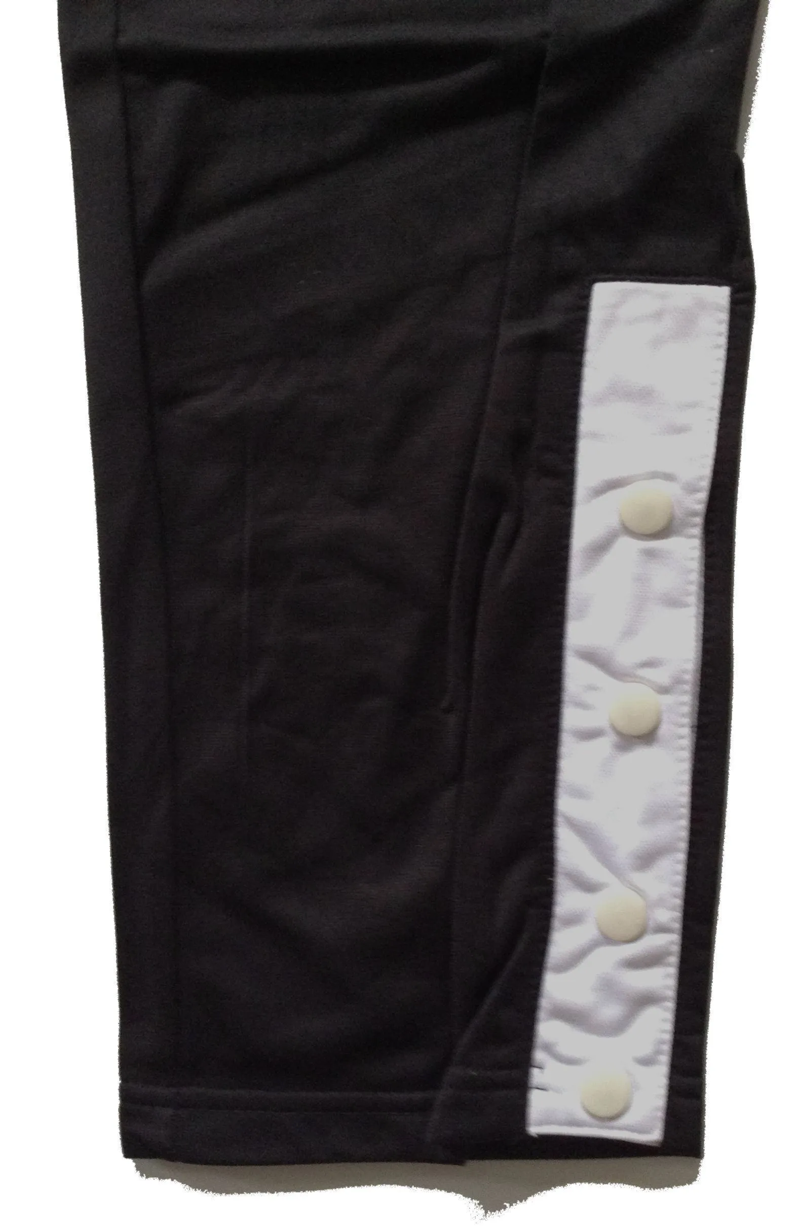 Luanvi Quebec Basketball Warmup To-Knee-Popper Pants - Black