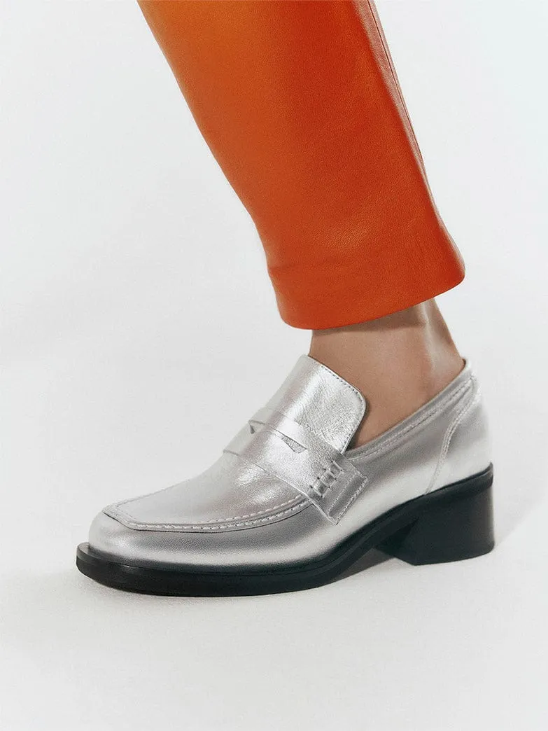 Marlia Silver Loafer