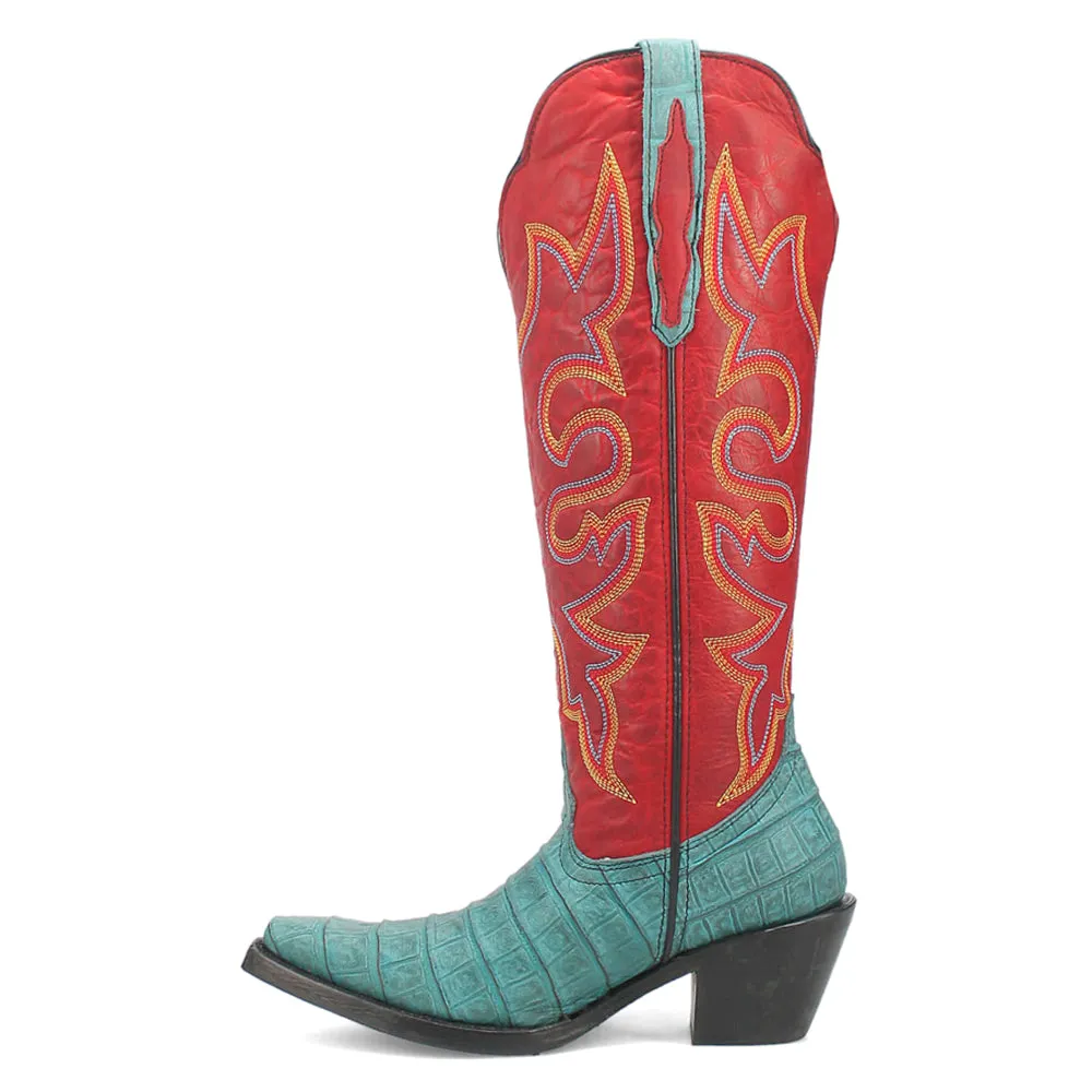 Matilda Embroidered Snip Toe Cowboy Boots