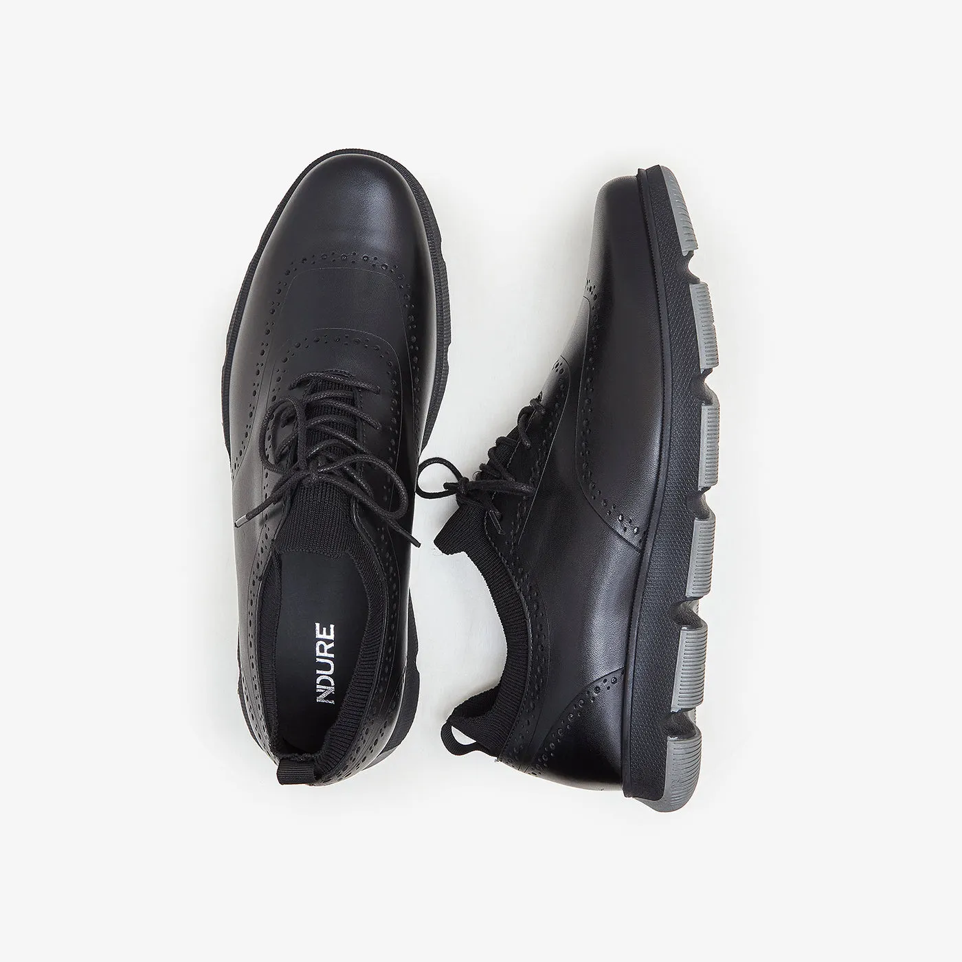 Men's Perforated Design Lace-Ups