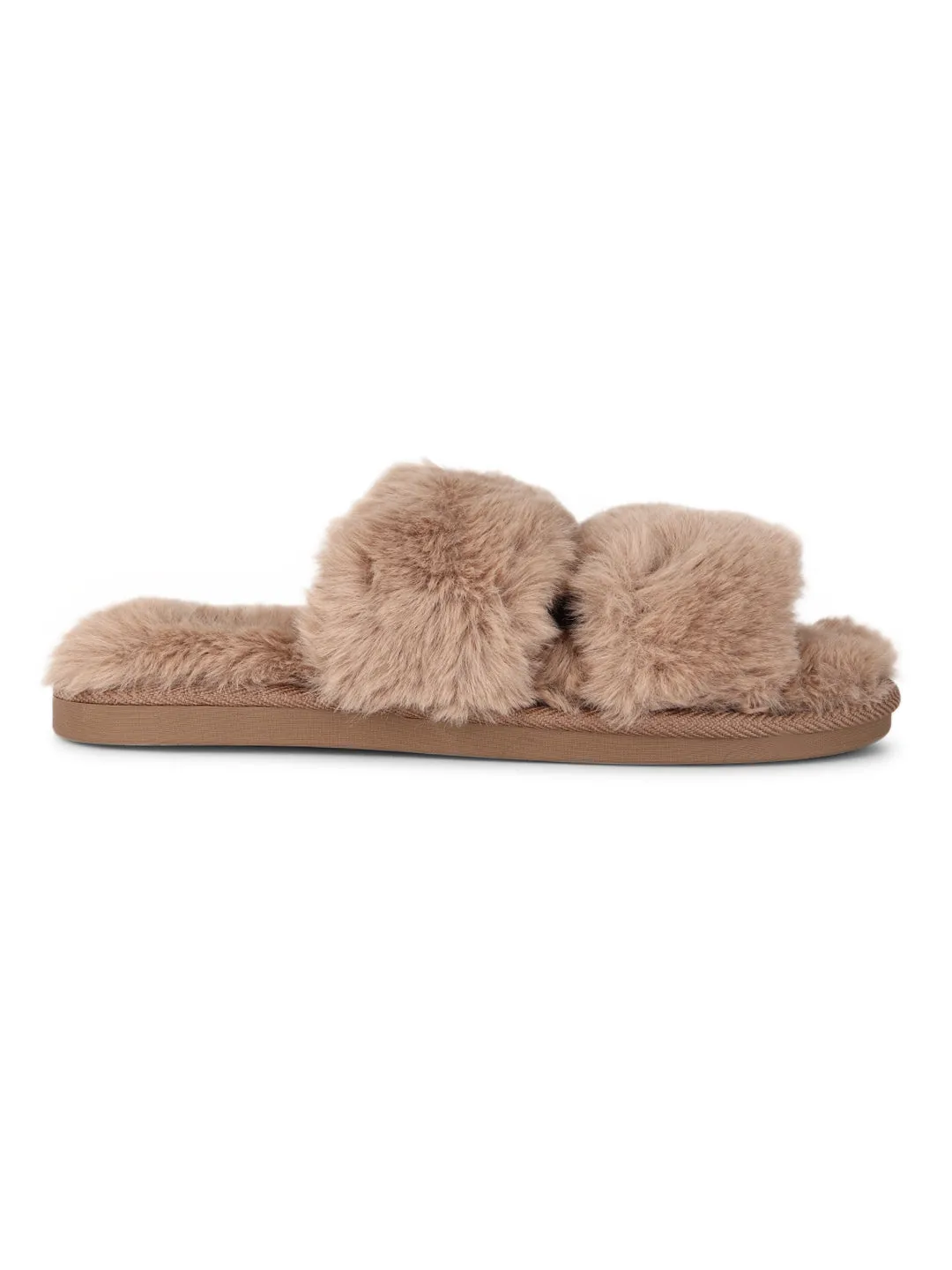 Mocha Fur Winter Warm Comfy Slipper (TC-INDSLIP2-MOC)