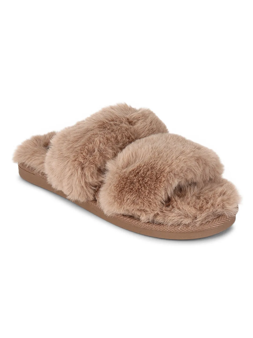 Mocha Fur Winter Warm Comfy Slipper (TC-INDSLIP2-MOC)