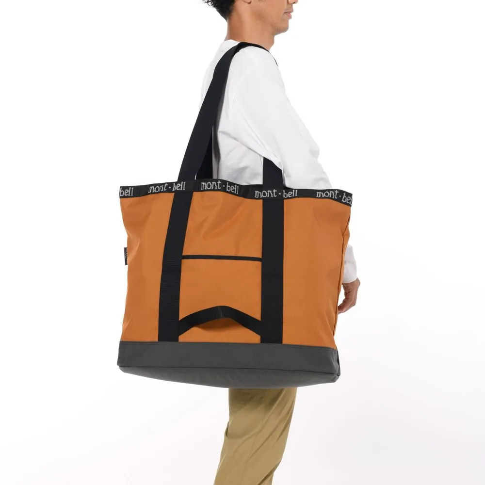 Montbell Camping Tote Bag M 60L - Orange Brown Gunmetal