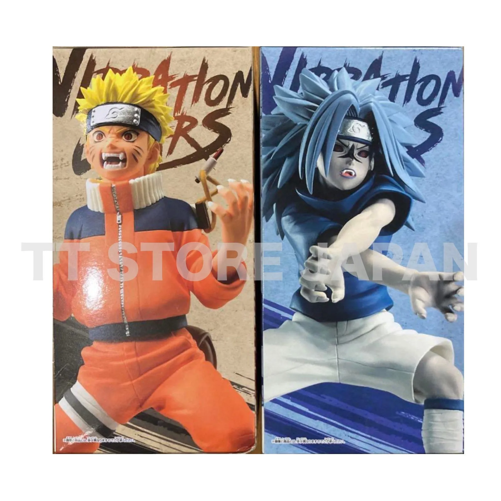 Naruto Uzumaki Sasuke Uchiha Figure Set Vibration Stars vol.2 Ⅱ Banpresto