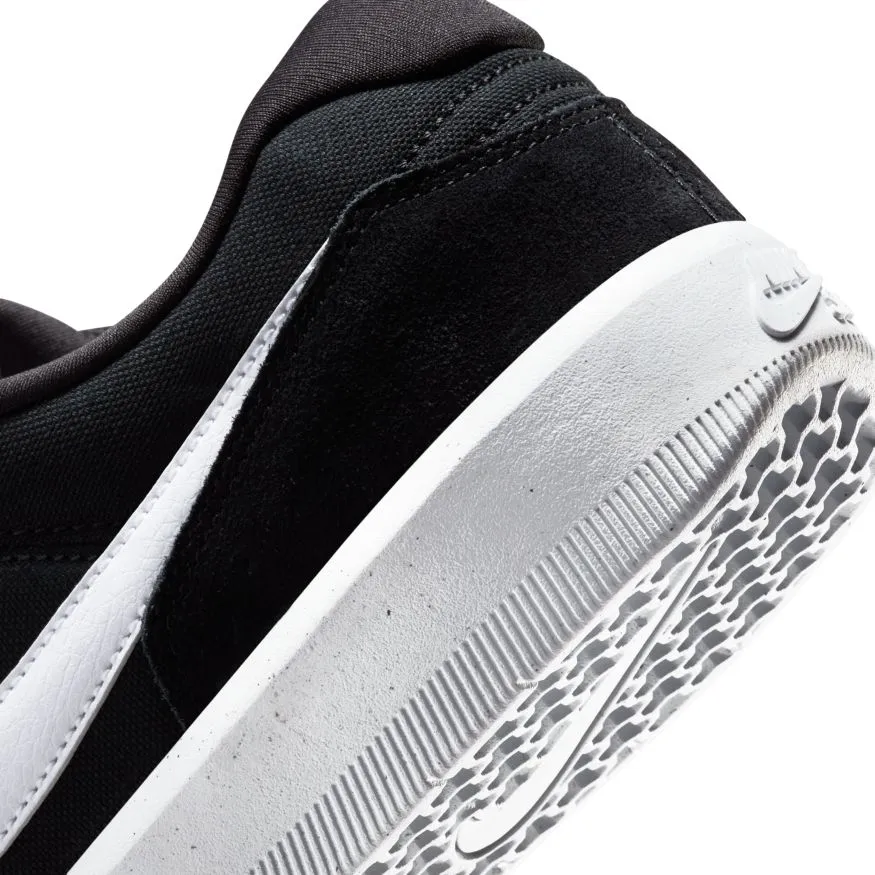 Nike SB Force 58 Skateboard Shoe - Black/White-Black