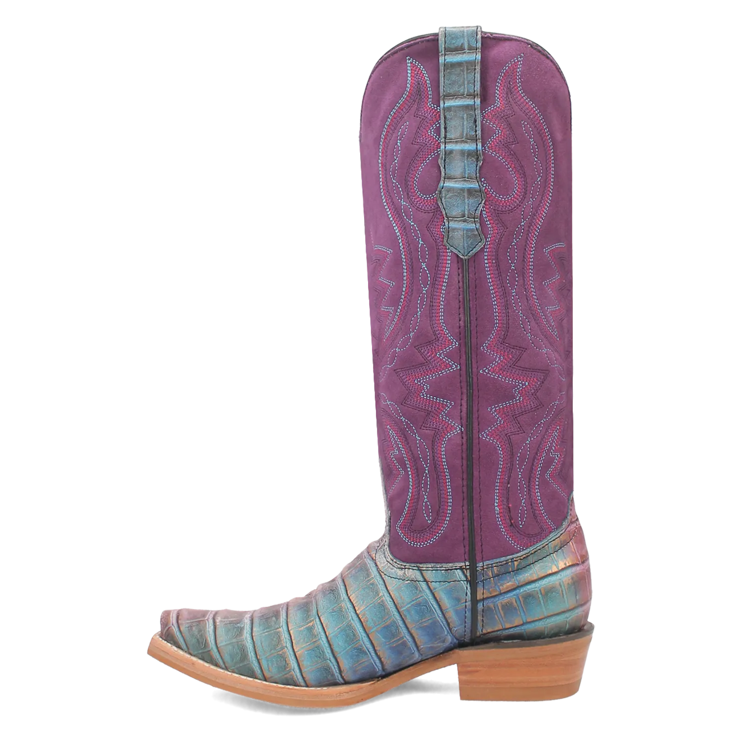 Online Exclusive | Dingo | Caterina Leather Boot in Purple **PREORDER