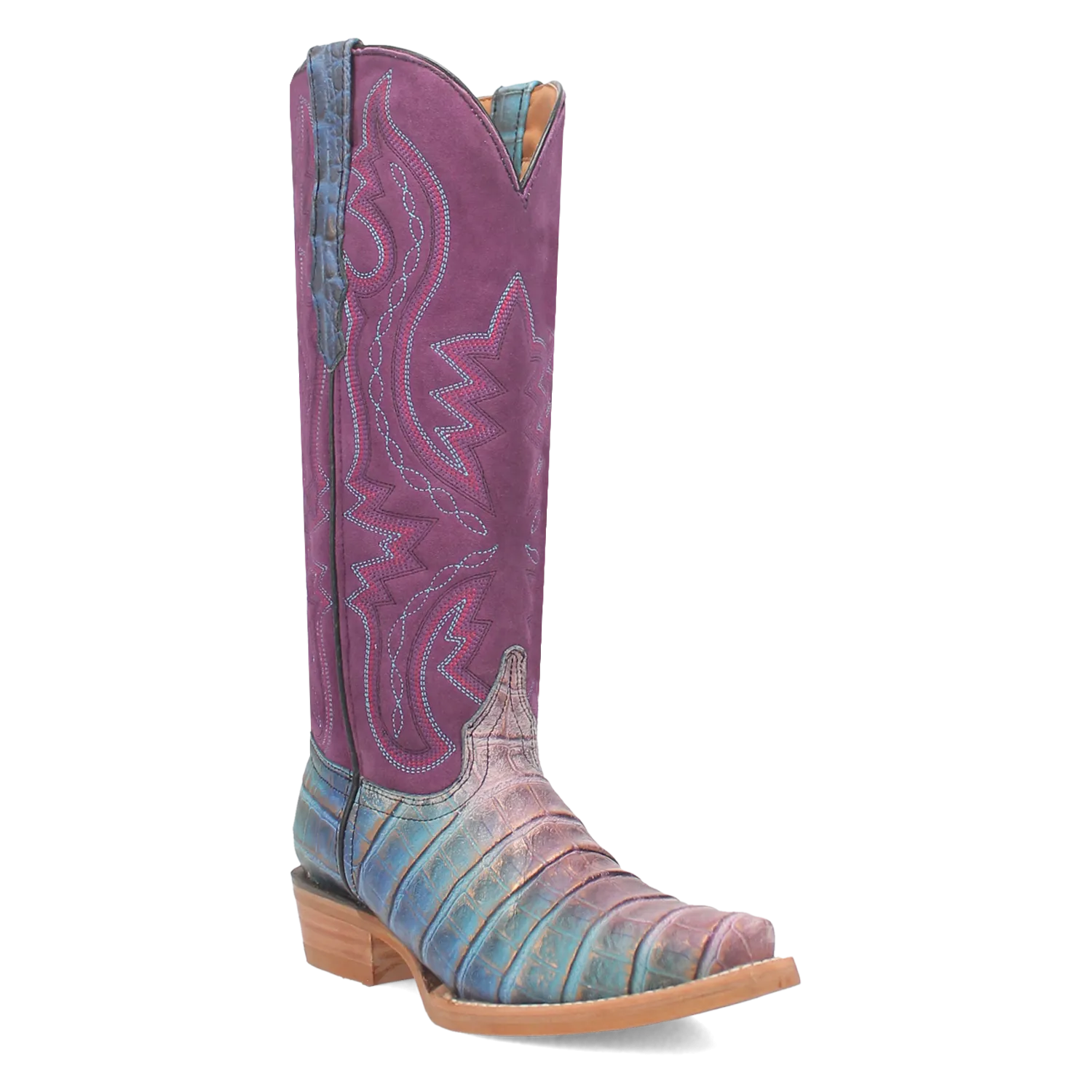 Online Exclusive | Dingo | Caterina Leather Boot in Purple **PREORDER