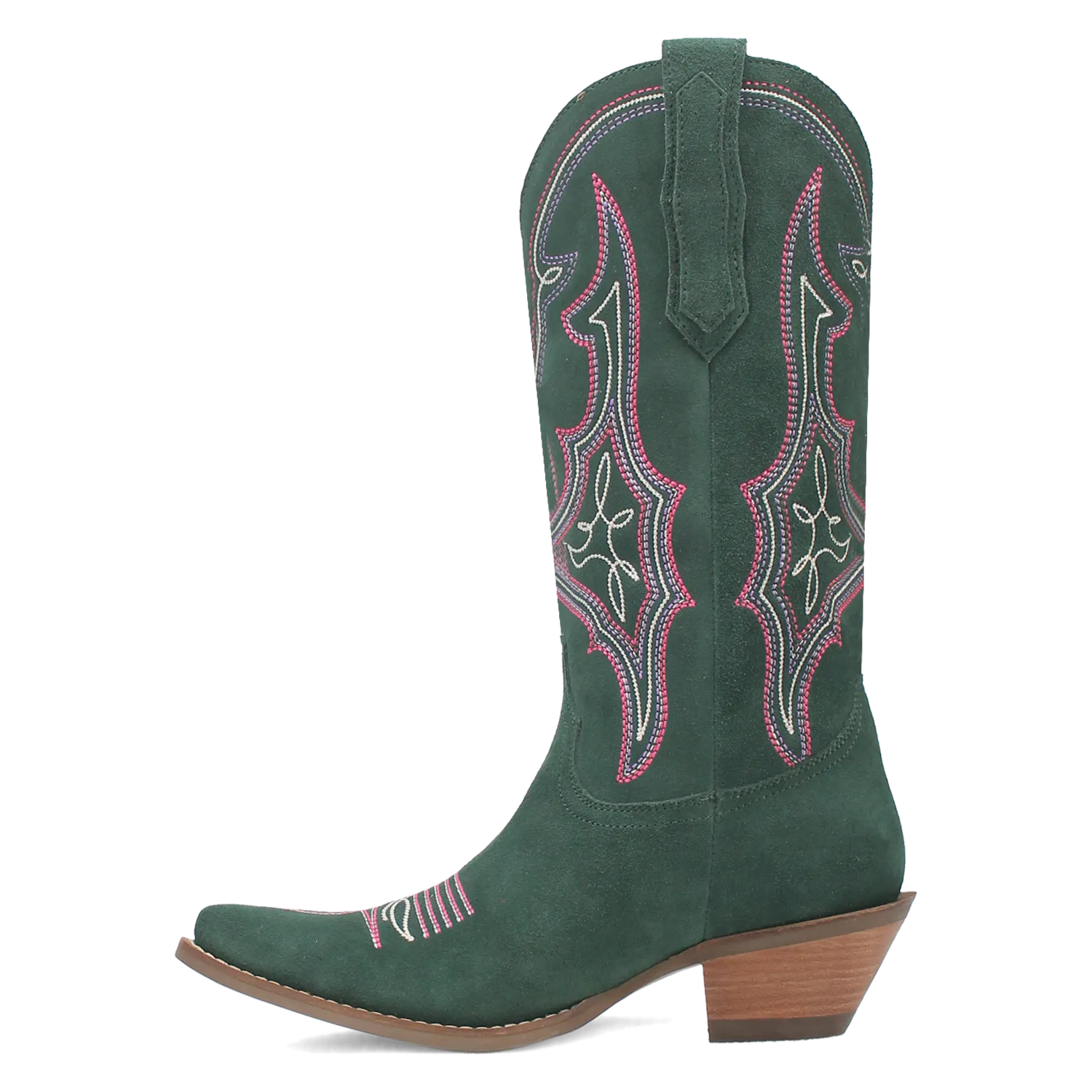 Online Exclusive | Dingo | Hot Sauce Leather Boot in Green **PREORDER