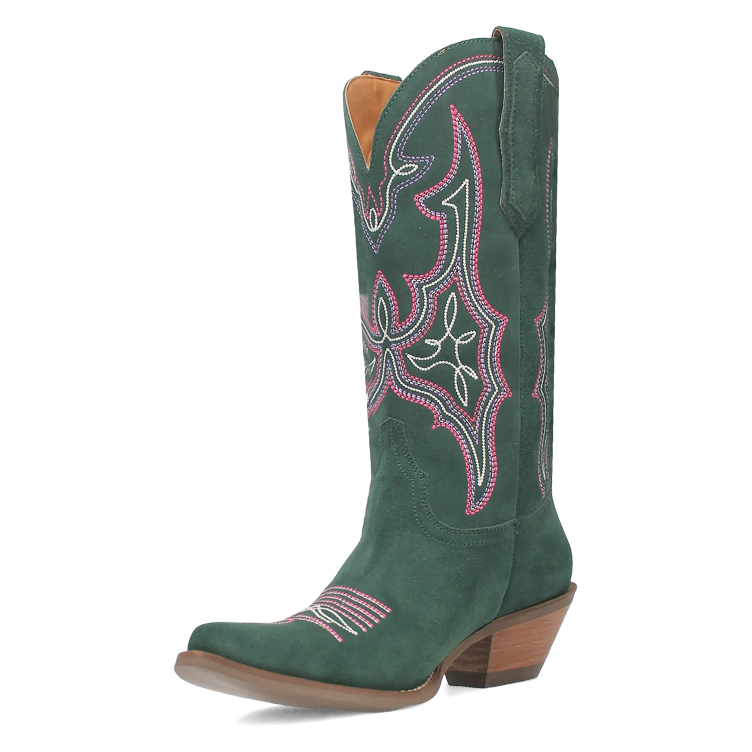 Online Exclusive | Dingo | Hot Sauce Leather Boot in Green **PREORDER