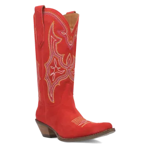 Online Exclusive | Dingo | Hot Sauce Leather Boot in Red **PREORDER