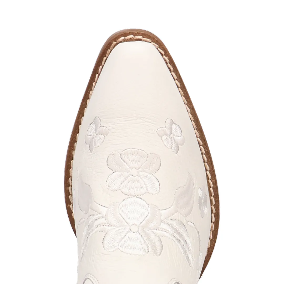 Online Exclusive | Dingo| Love Bug Leather Boot in White ** PREORDER