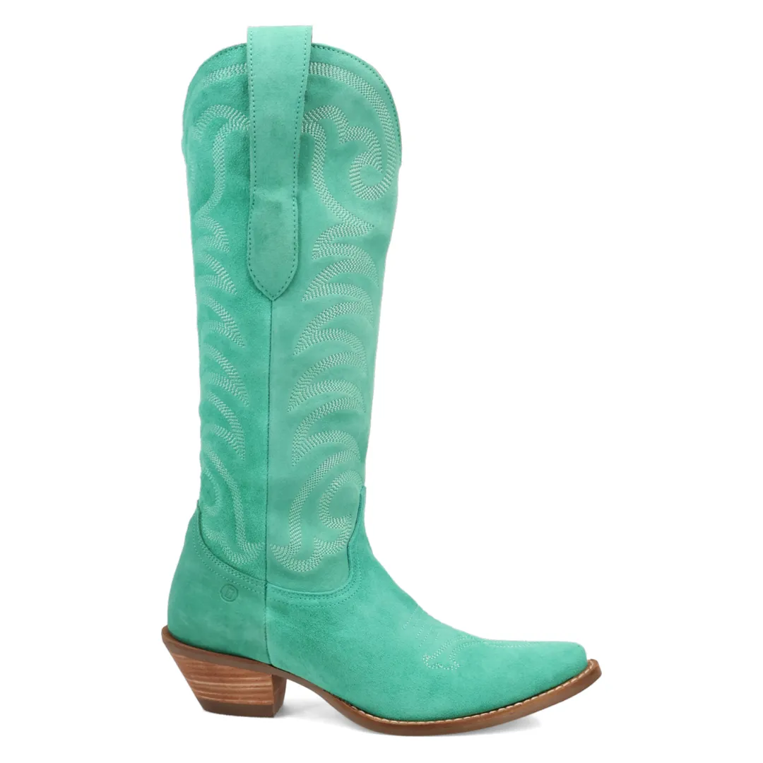 Online Exclusive | Dingo | Movin' On Leather Boots in Green **PREORDER