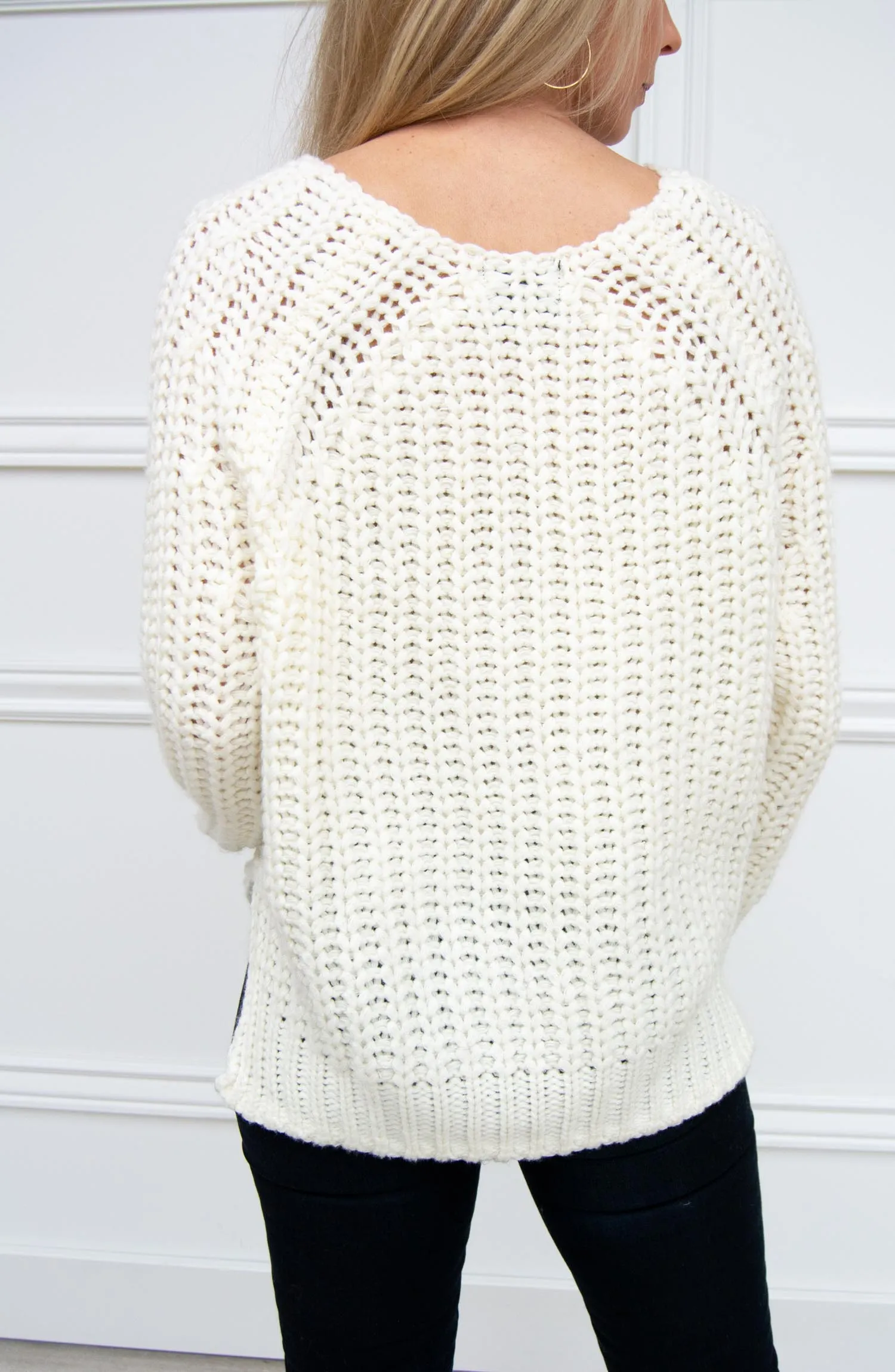 Page Chunky Crew Neck Sweater