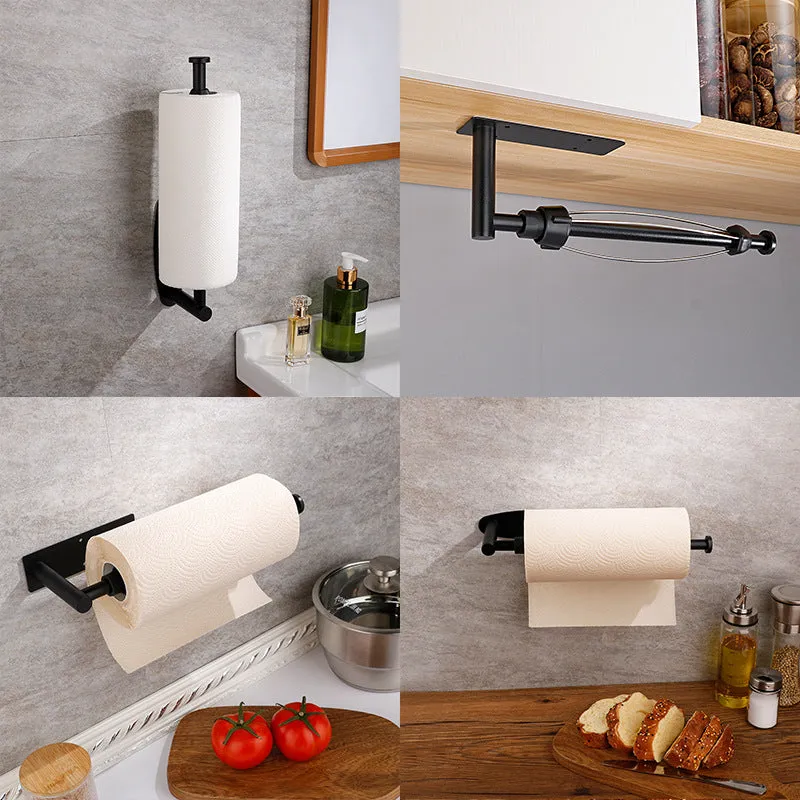 Paper Towel Holder Under Cabinet with Damping Effect