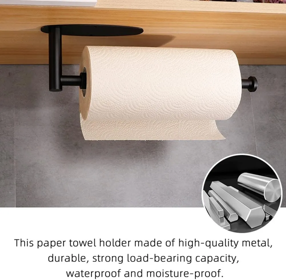 Paper Towel Holder Under Cabinet with Damping Effect