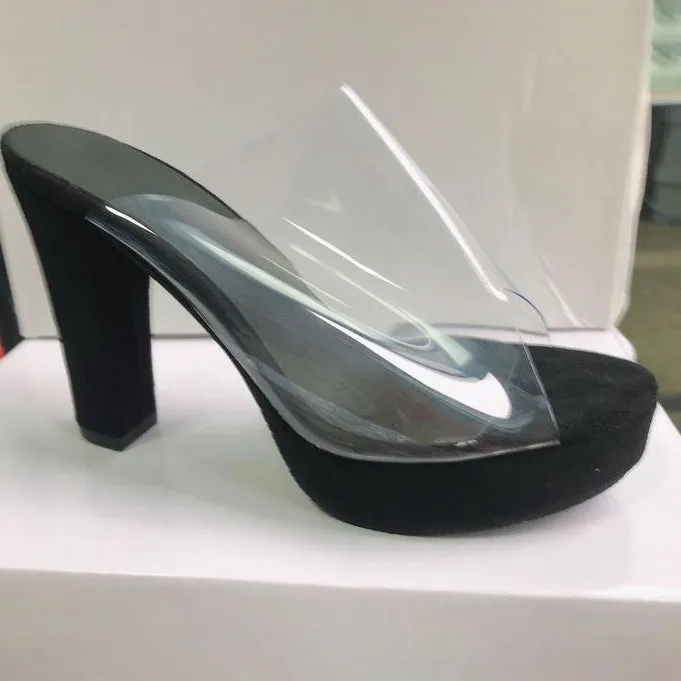 Perspex Platform Heels