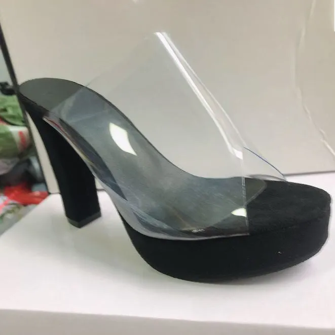 Perspex Platform Heels