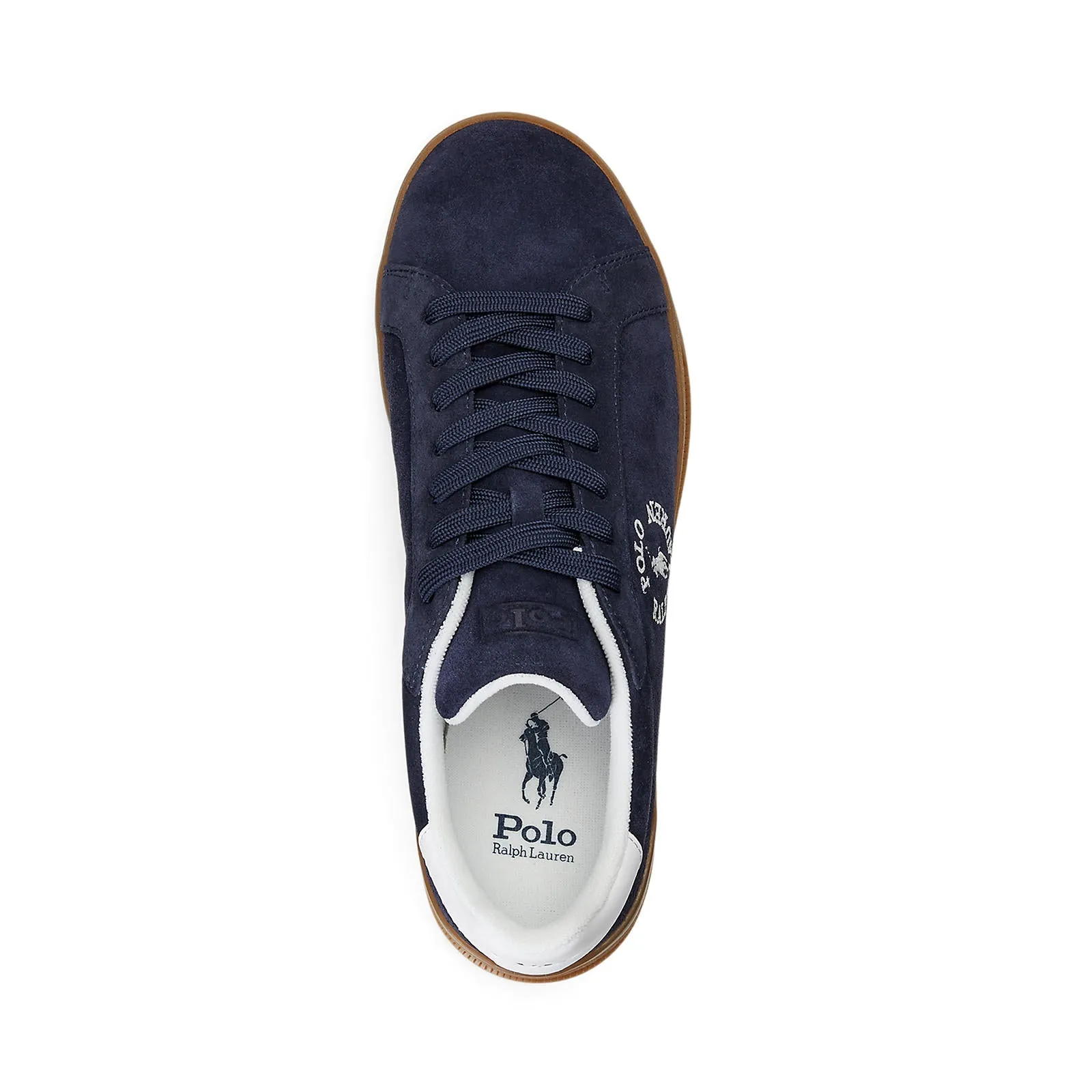 Polo Ralph Lauren - Heritage Court II Suede - Sneakers High Top Lace - Hunter Navy/White