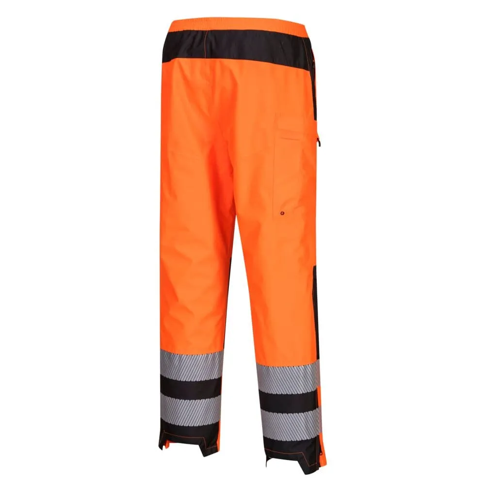 PORTWEST PW386 PW3 HI-VIS WOMEN'S RAIN TROUSERS