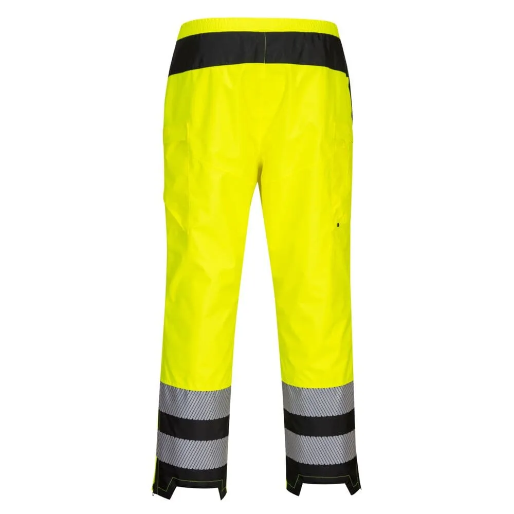 PORTWEST PW386 PW3 HI-VIS WOMEN'S RAIN TROUSERS