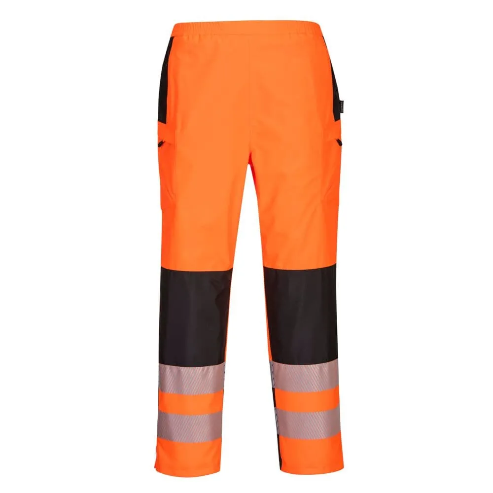 PORTWEST PW386 PW3 HI-VIS WOMEN'S RAIN TROUSERS