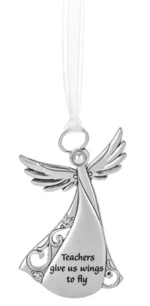 "Teachers" Angels Among Us Ornament