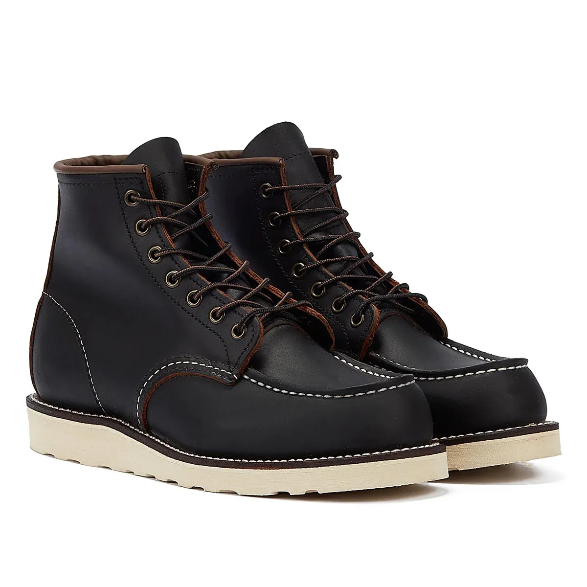 Red Wing Shoes Heritage Work 6inch Moc Toe Prairie Men's Black Boots