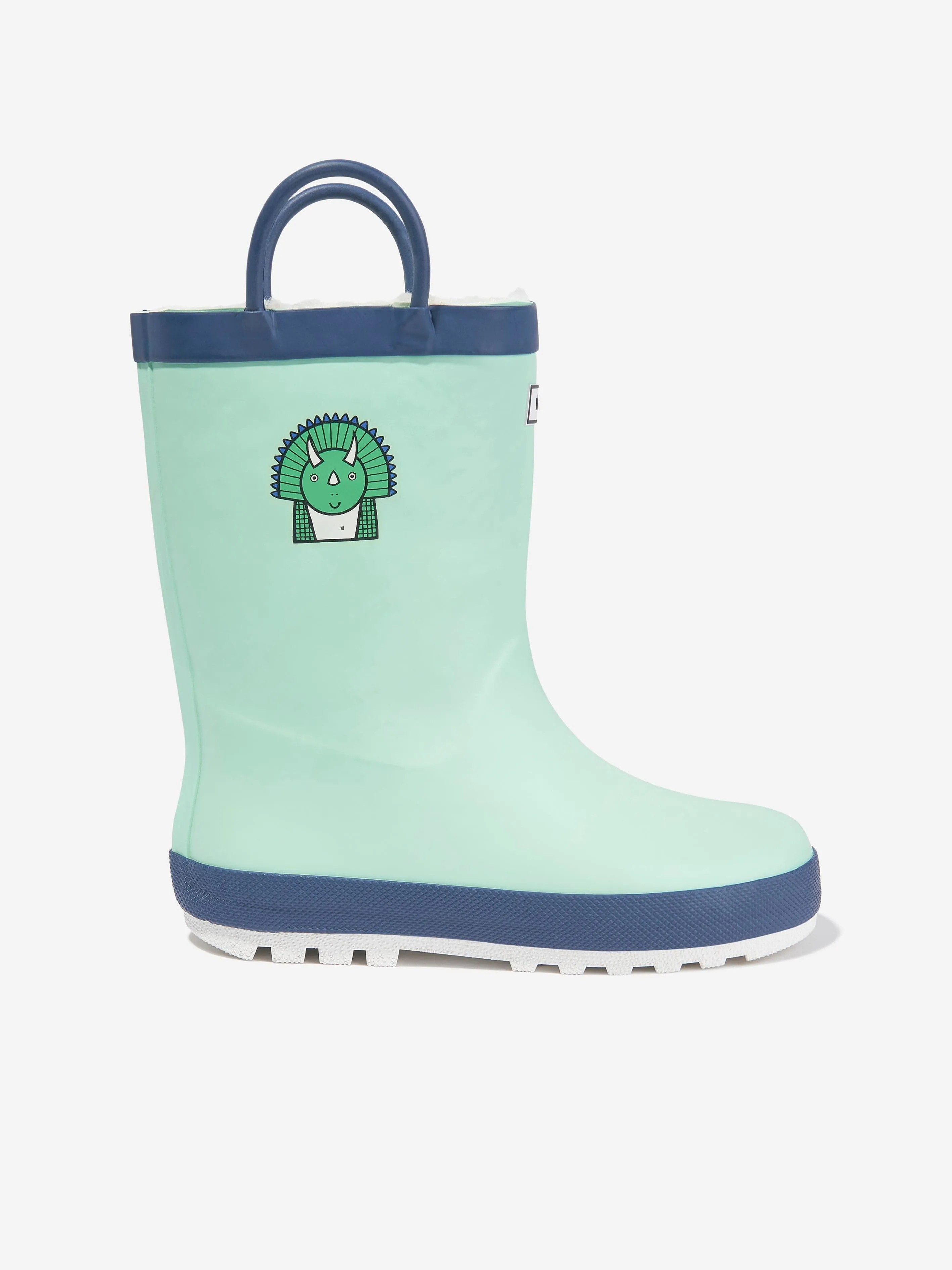 Roarsome Boys Spike Rain Boots in Green