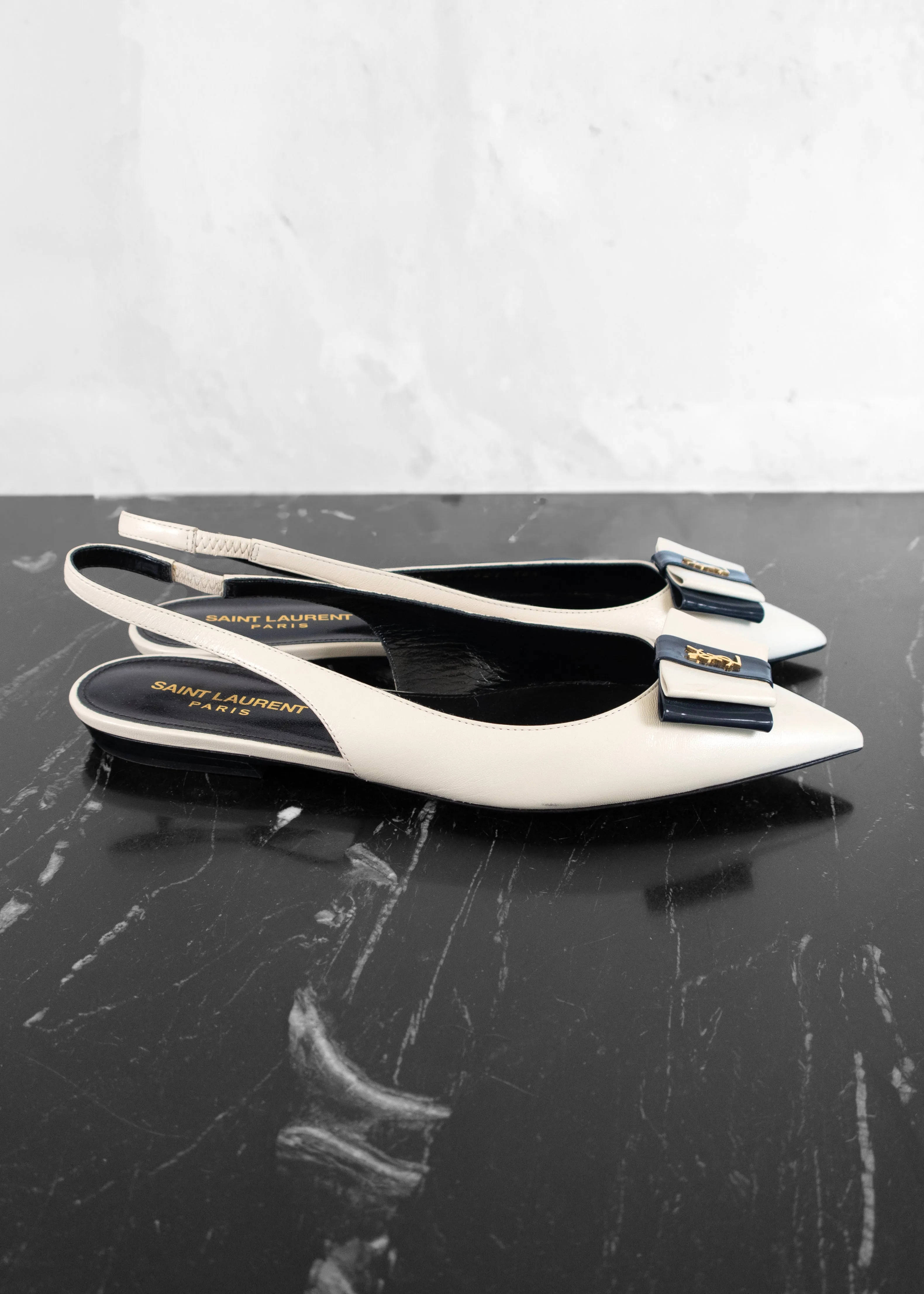 Saint Laurent Belfagor Anais Slingback Flats